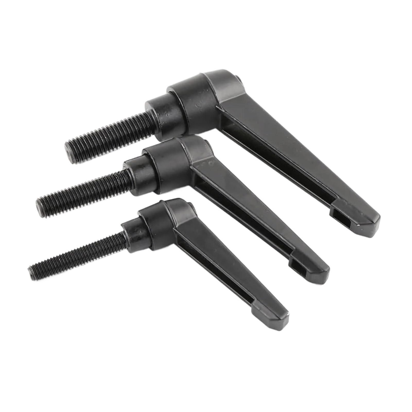 Zuvnik Men's Thread M8x25 Adjustable Clamping Lever Handles 10Pcs Adjustable Handle Lever Clamping Handles Metal Knob Machinery Tools Fe Thread Diameter M4-M16 Length 10Mm-80Mm( Thread M8x25)