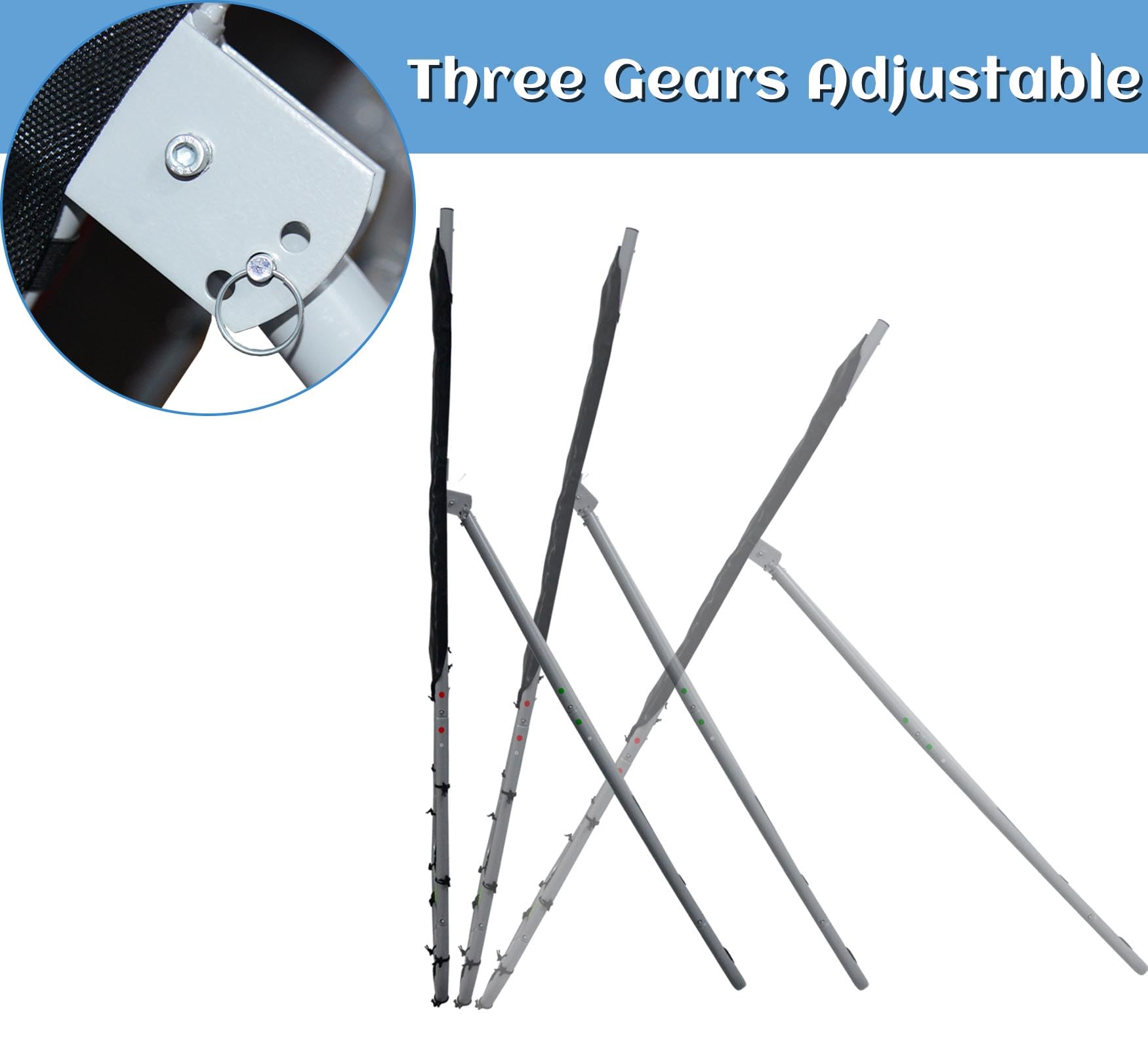 Rebounder do gry w lacrosse na podwórko 4X8FT składany rebounder do gry w lacrosse 3 kąty regulowany wytrzymały rebounder do gry w lacrosse