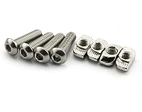 Vista 5 de Paquete de 2 manijas de aleación de aluminio negro rectangular industrial para accesorios de perfil de extrusión de aluminio serie 20, 3.543 in