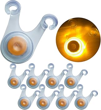 Amazon アロマルーム Led テントロープライト 8個入り キャンプ アウトドア ソロ スポークライト 転倒防止 Aromaroom ロープ 張り綱