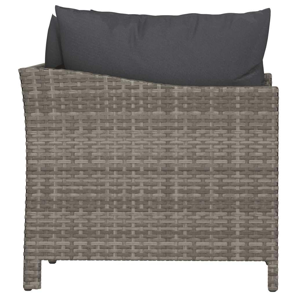 Polirattan odporny na warunki atmosferyczne nowoczesny design 16.2 szary