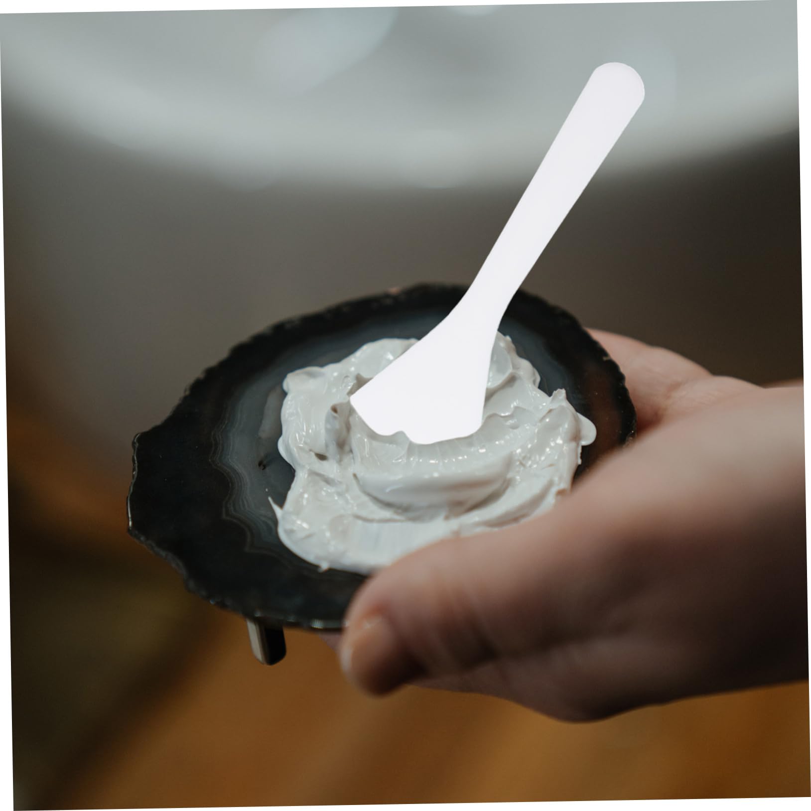 Beavorty 240 Piezas Cuchara maquillaje para el cuidado de la piel adornos de hierro crema herramientas para el cuidado de la piel suministro de maquillaje bulto cosmético