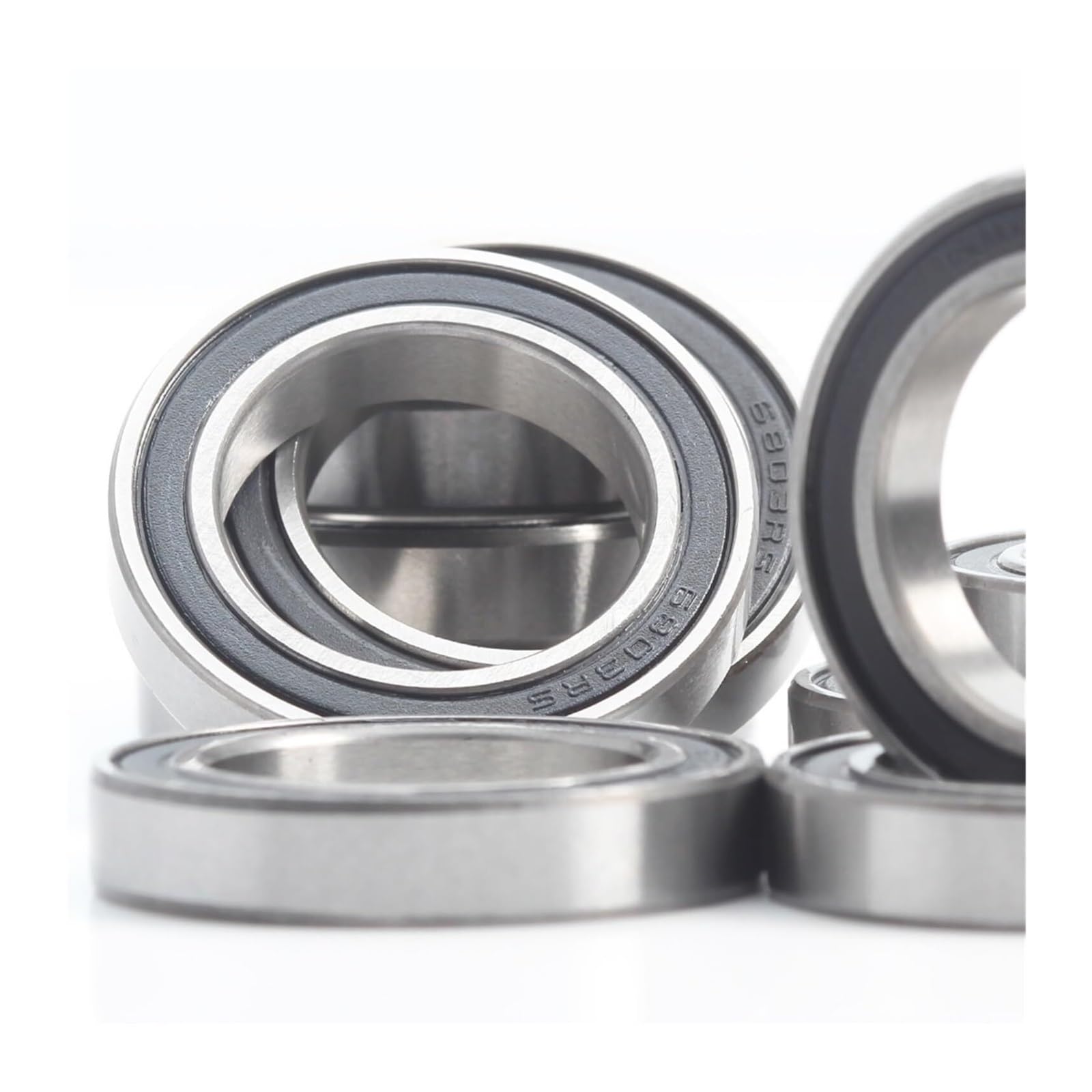 Abgedichtete Lager, 6803 2RS ​​Lager 17 * 26 5 mm (10 Stück) ABEC-1 metrischer Dünnschliff 61803RS RS Kugellager 6803RS