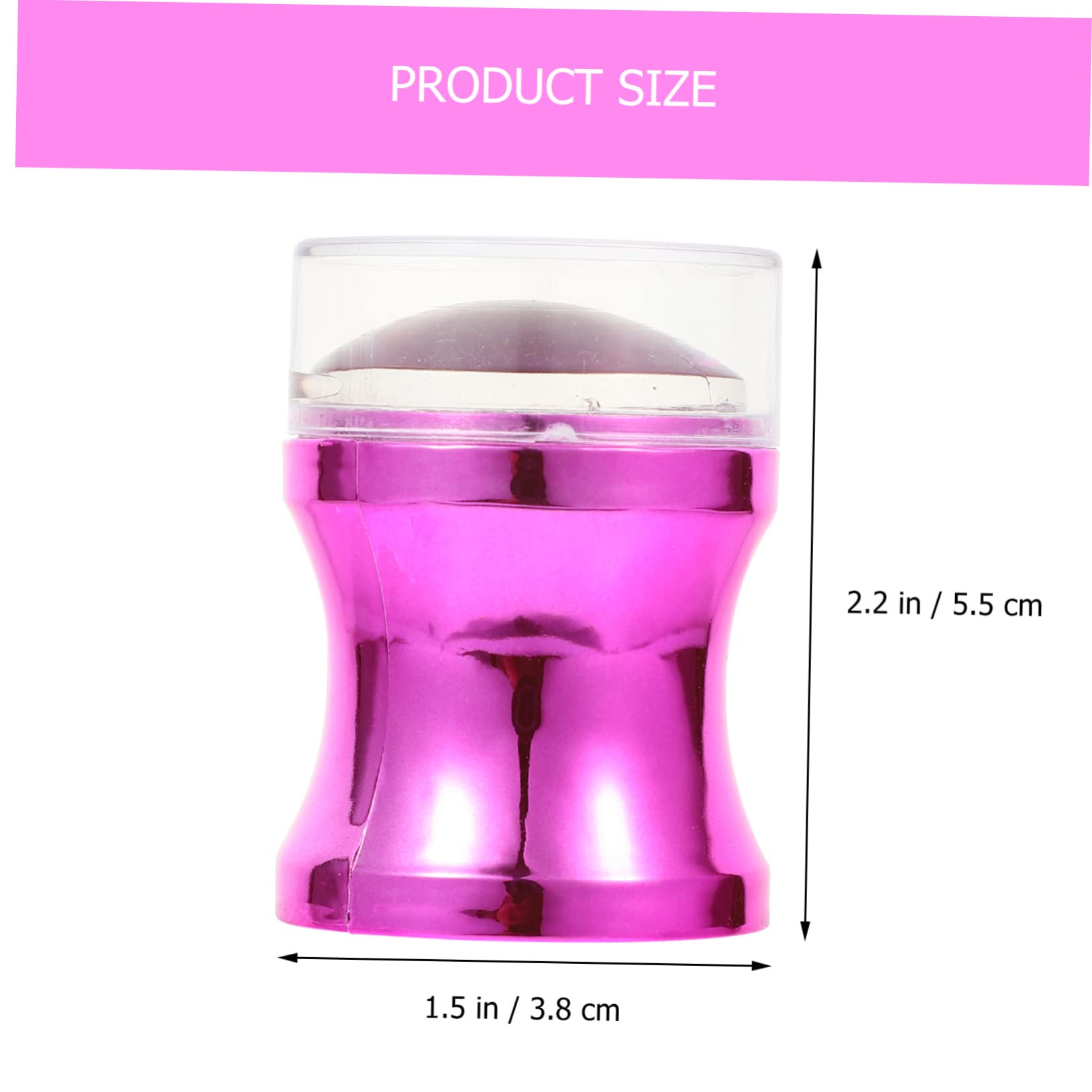 FRCOLOR Juego De 4 Herramientas Para Estampar Uñas Plantillas De Silicona Para Manicura Y Diseño De Uñas.