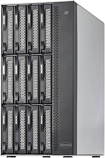 TERRAMASTER T9-450 9Bay NAS Storage - High Speed Network Attached Storage with Atom C3558R Quad-core CPU, 8GB DDR4 Memory, Dual SFP+ 10GbE Interfaces, Dual 2.5GbE Ports, NAS Server (Diskless)