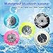 Guppy Water Resistant Bluetooth LED Shower Speaker - FM Radio TF Card Reader, 2016 Model Kid-Friendly, Built-in Control Buttons, Speakerphone, Powerful Suction Cup for Indoor/Outdoor Use (Black)