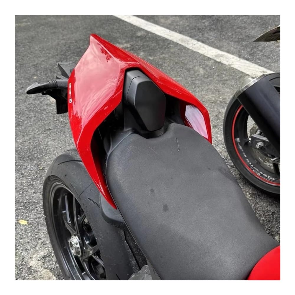 Housse Selle pour Panigale V4 V4S V4R V2 & pour Street pour Fighter V4s Moto Carénage Accessoires À Âme Unique Siège Arrière Cache(Color 04)