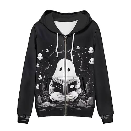 Womens Hoodies Zip Up Lightweight Long Sleeve Thin Hooded Sweathsirt