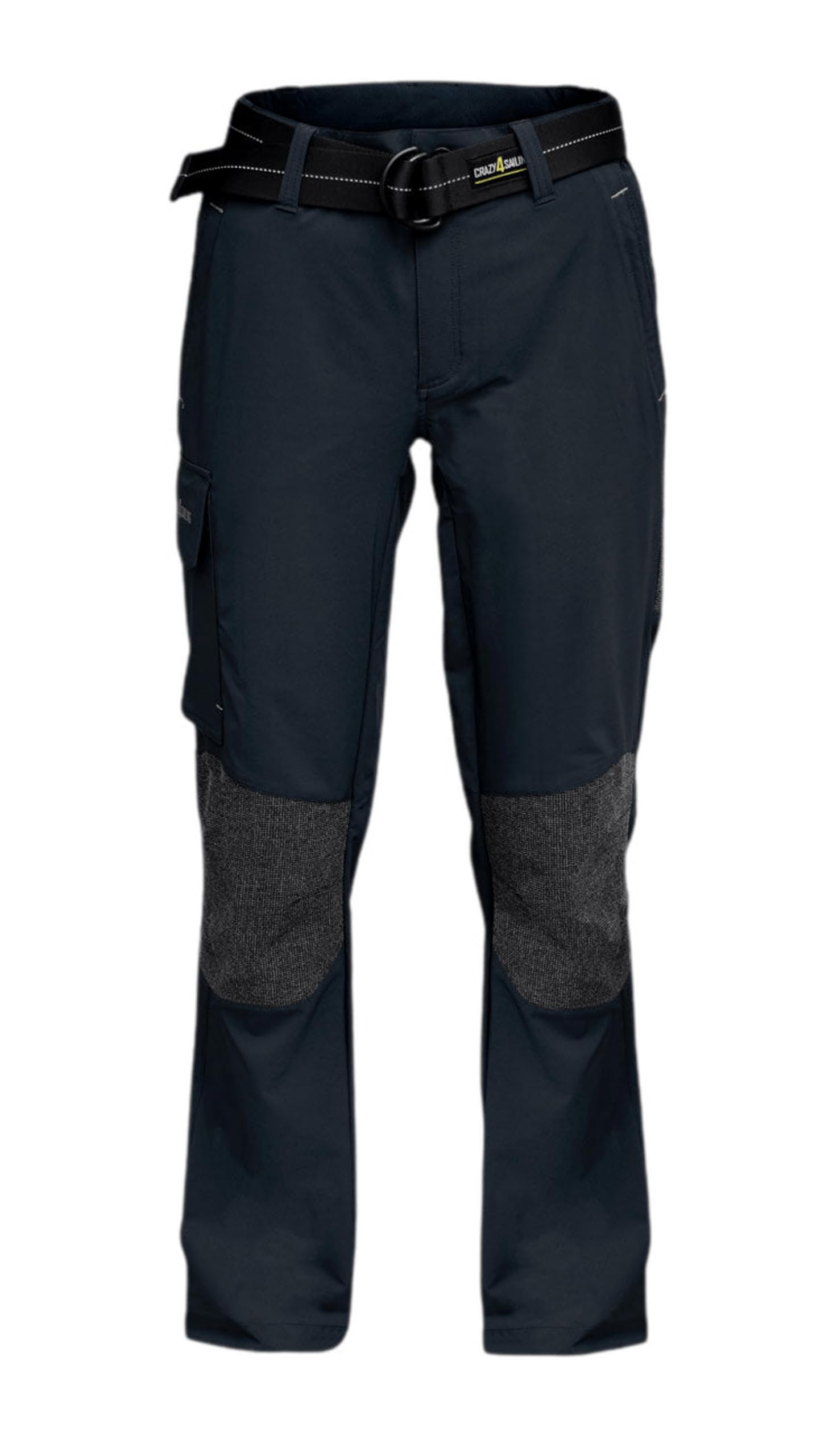 crazy4sailing Unisex Deck Segel-Bundhose – schnelltrocknend, 4‑Wege‑Stretch, UPF 40+, verstärkte Knie & Sitz, vielseitige Taschen & verstellbare Bundstruktur