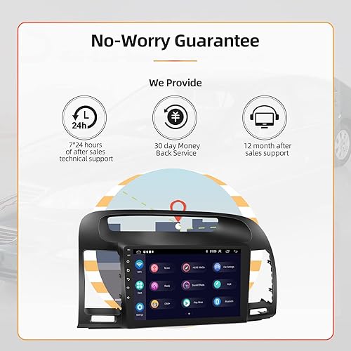 Miniatura 7 de Estéreo de coche Android 13 para Toyota Camry 2000 2001 2002 2003 2004 2005 2006 9 pulgadas pantalla táctil Radio con Carplay | Android Auto | Hi-Fi