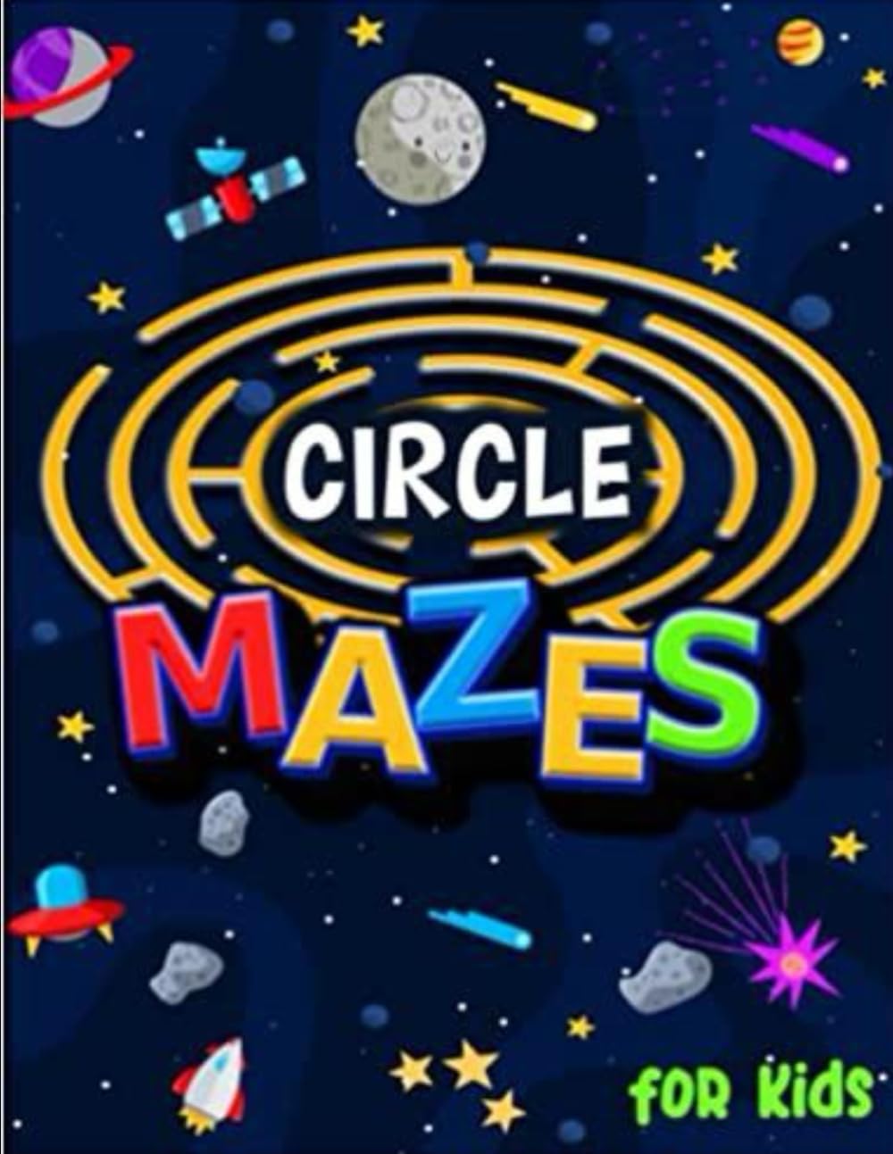 Ultimate Circle Maze Puzzles: Fun & Challenging Circle Maze Puzzle Book