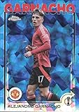 2024-25 TOPPS CHROME SAPPHIRE UEFA CLUB COMPETITIONS #147 ALEJANDRO GARNACHO MANCHESTER UNITED SOCCER OFFICIAL TRADING CARD OF SOCCER