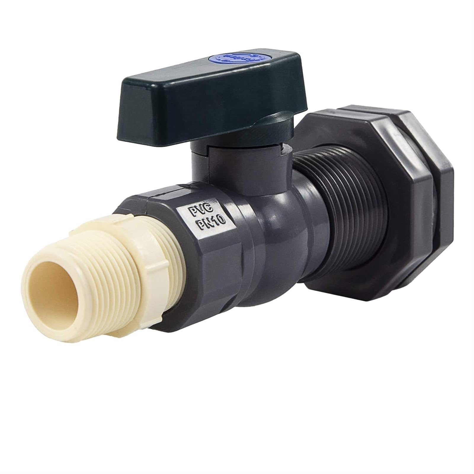Kit robinet de jardin de baril de pluie haute résistance avec raccord 3/4"