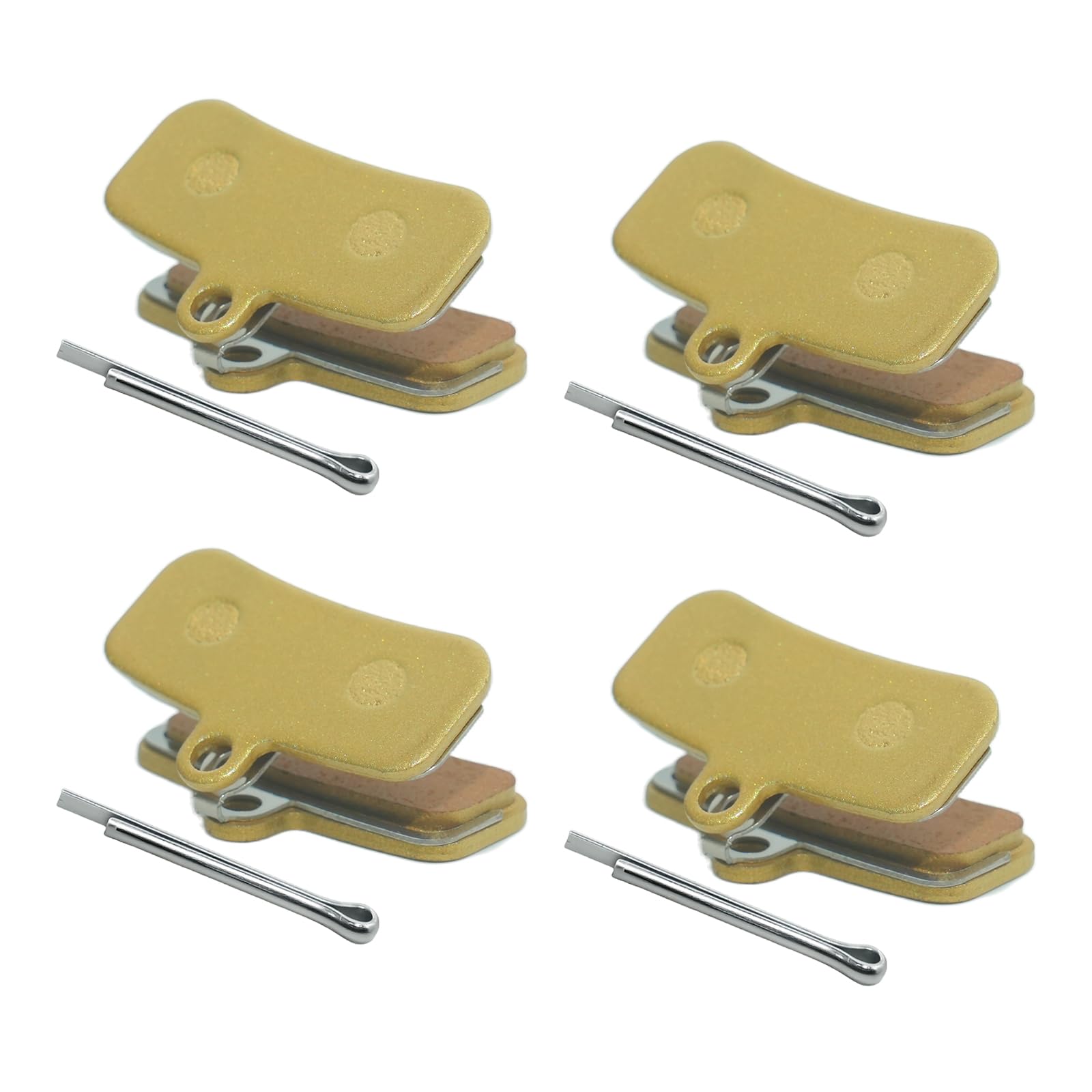 4-Pack Front and Rear Disc Brake Pads Replacement for Surron Light Bee X/S, Segway X160 X260, Talaria Sting R MX3 MX4 Electric Dirt Bike Parts