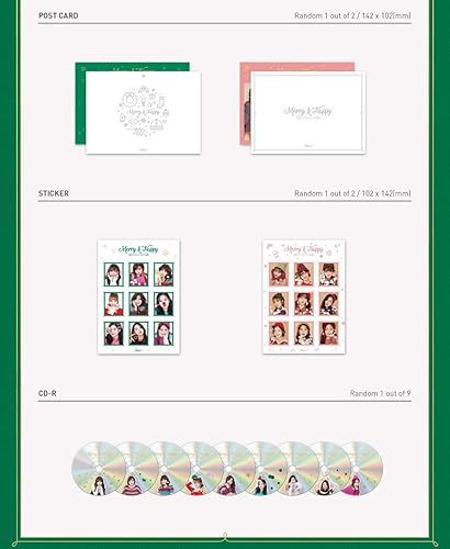 Miniatura 4 de TwiceMerry & Happy Feliz Ver. CD + PhotoBook + photocard + Sticker + regalo