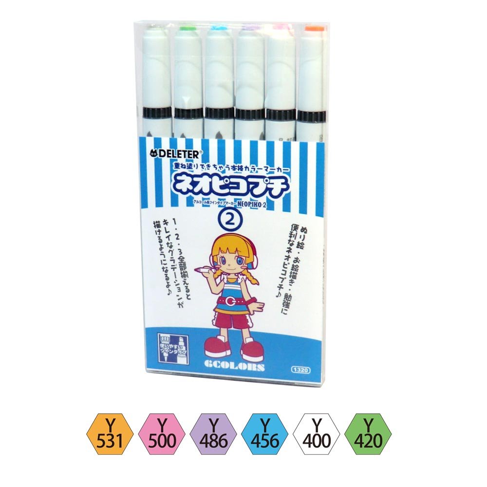 Amazon.co.jp: デリーター アルコールマーカー ネオピコ-2