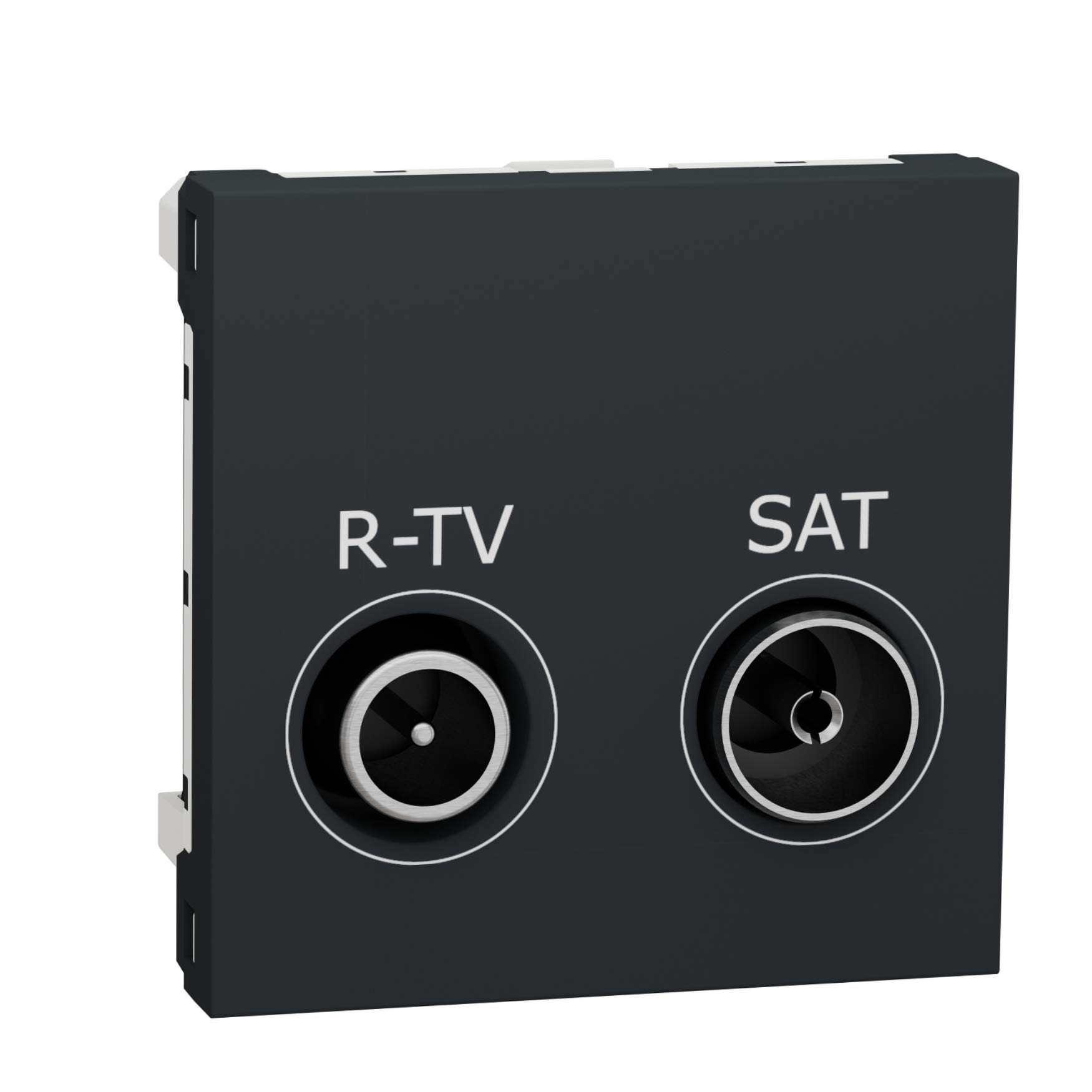 Toma R-TV/SAT Serie final Antracita contre les pertes de signal TV
