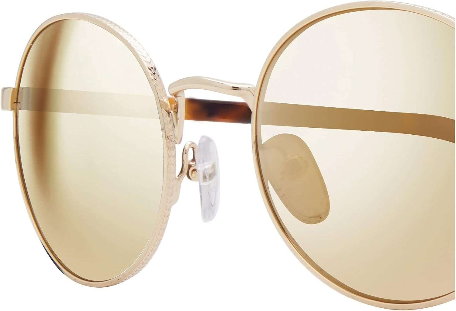 Revo Round Sport Sunglasses, Gold Frame/Champagne Lens, One Size