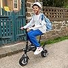 Jetson LX10 Folding Electric Bike | Includes Easy Folding Mechanism | 250 Watt Motor| Top Speed of 15.5 mph | Twist Throttle | 10" Wheels | with Pegs, Black, (JLX10-BLK) #1