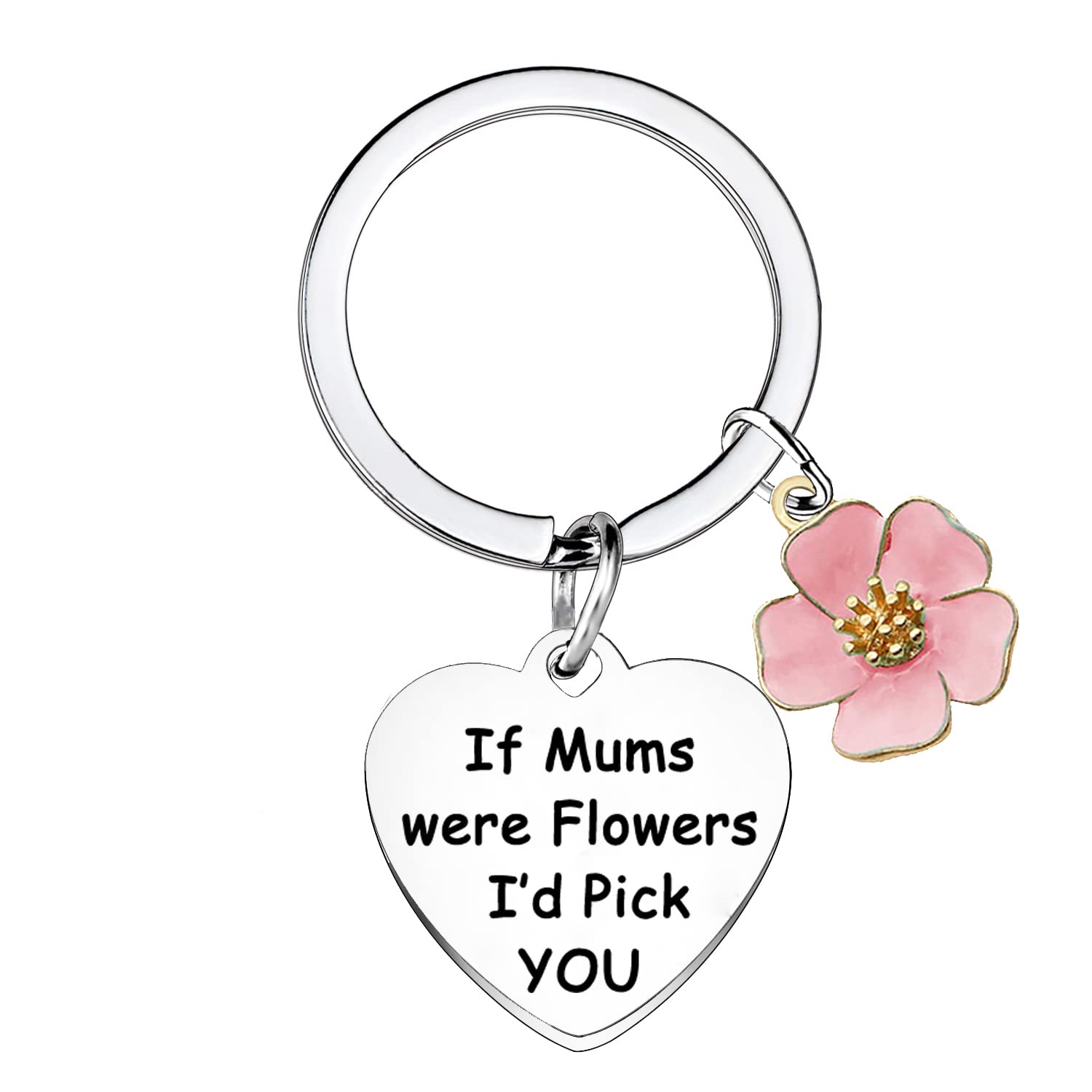 Mum Keychain Keyring Gifts for Mother Keychain Mum Gifts Mum Birthday Gift Mothers Day Presents from Daughter Son Thanksgiving Christmas Gifts for Mama Mummy