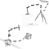 Brazo mágico Leofoto AM-1, fricción ajustable, brazo de soporte para trípode, para monitor, luces, multipropósito, tornillo de 1/4" 8