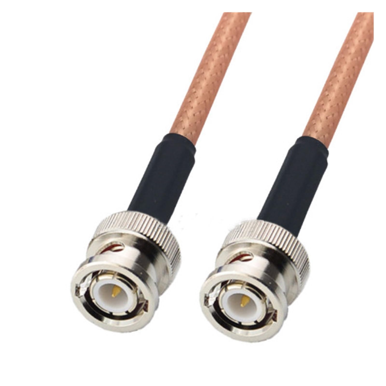 Kabel BNC męski na BNC męski RG400 Podwójnie ekranowany kabel połączeniowy z oplotem miedzianym, niskostratny, 50 omów(10m)