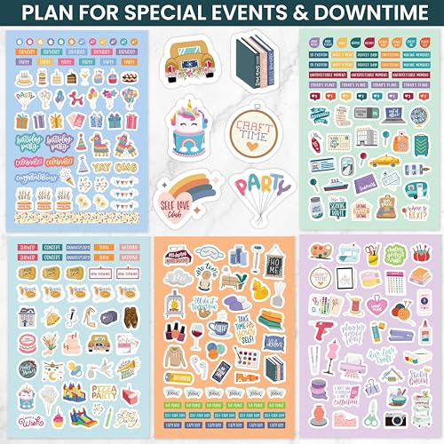 image for bloom daily planners 40 Page Mega Planner Sticker Pack (1500+ Stickers