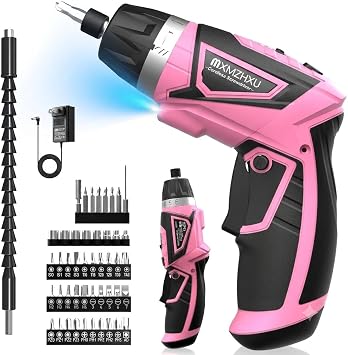 8V Cordless Screwdriver,6+1 Precision Torque Electric Screwdriver