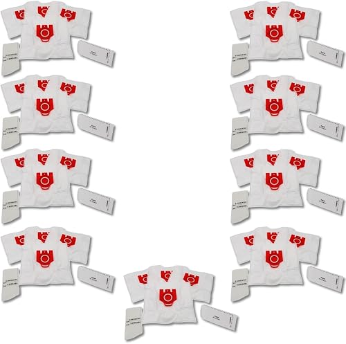 SOS Accessoire Lot de 9 boîtes de 4 sacs à poussière synthétiques FJM compatible