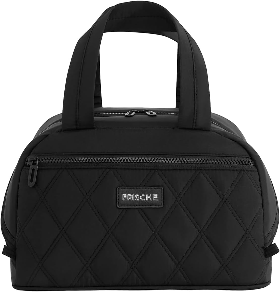 Lunch Bag for Women & Men Insulated,Soft Leakproof Cooler Bag with Strap,Small Lunch Box for Work Travel Meals,Black