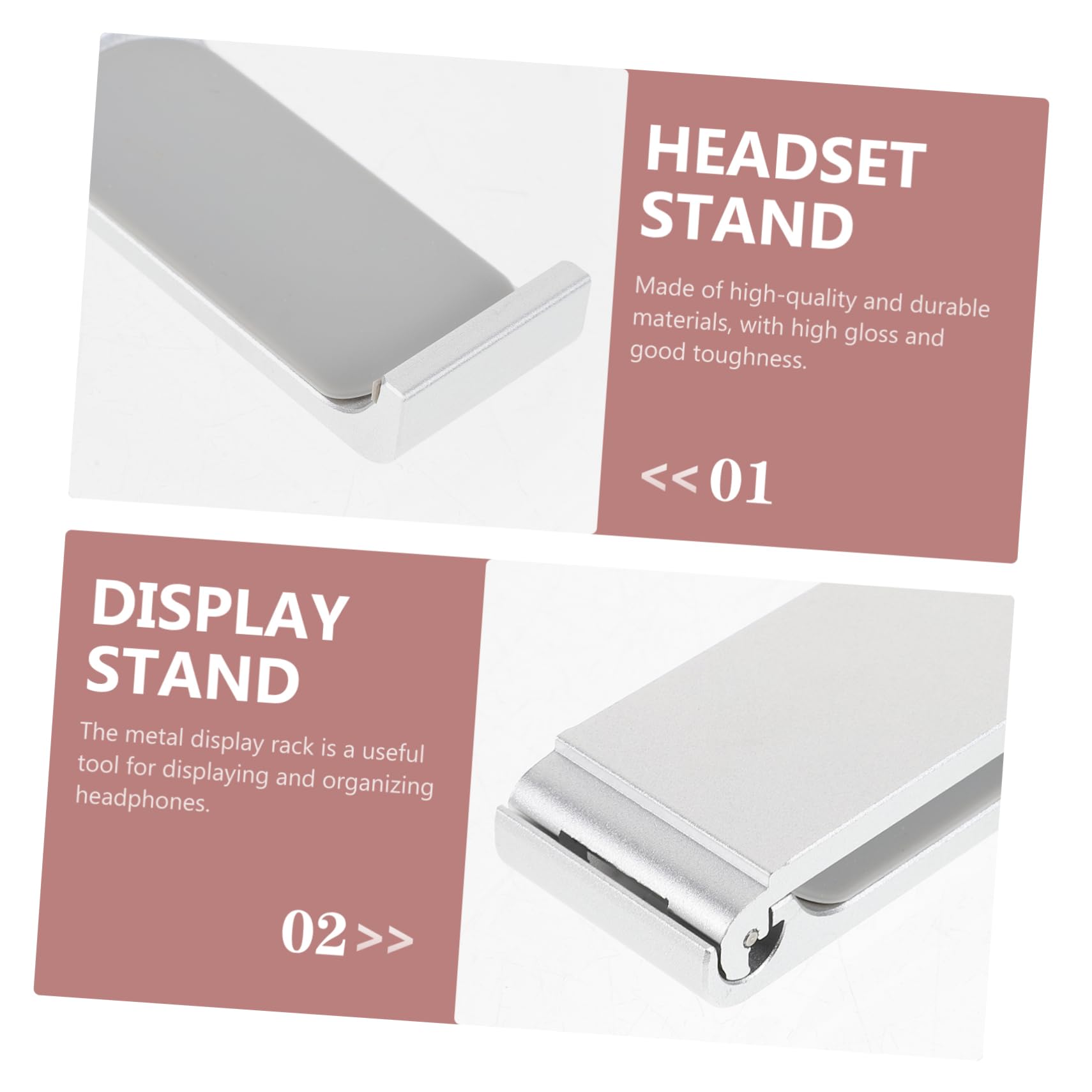 Soporte para Auriculares de Estante para Auriculares Gaming Soporte Compacto y Durable Capacidad de Carga para Escritorio y Almacenamiento Organizado