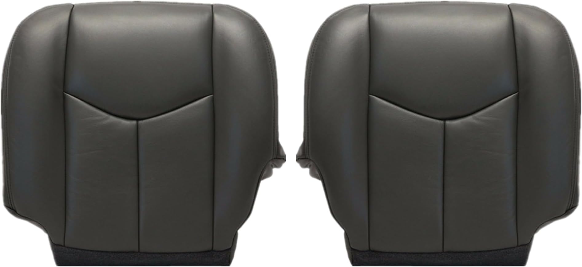 2003-2007 GMC Sierra Seat Cover In Dark Gray: Choose Leather Or Vinyl | Auto Seat Replacement - Foto 6