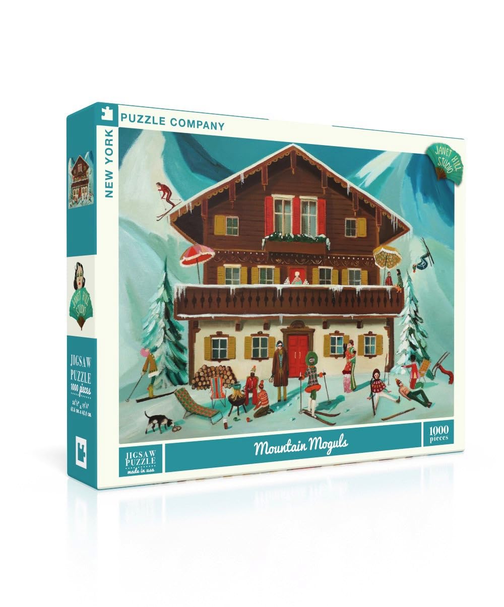 Janet Hill Mountain Moguls - 1000 Piece Jigsaw Puzzle for Adults by Janet Hill