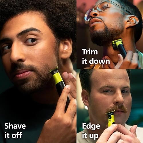 Miniatura 2 de Philips OneBlade 360 Face + Body con conectividad, afeitadora eléctrica, recortadora de barba y peluquería corporal, con hoja 360, peine ajustable