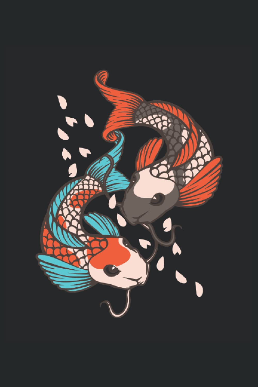 Japanese Art Koi Style: 2022 Planner Weekly and Monthly, January to December, Yearly Overview, Monthly Overview, Goals and Notes Section, Weekly Overview, Extra Notes Pages (6" x 9") with 150 pages.