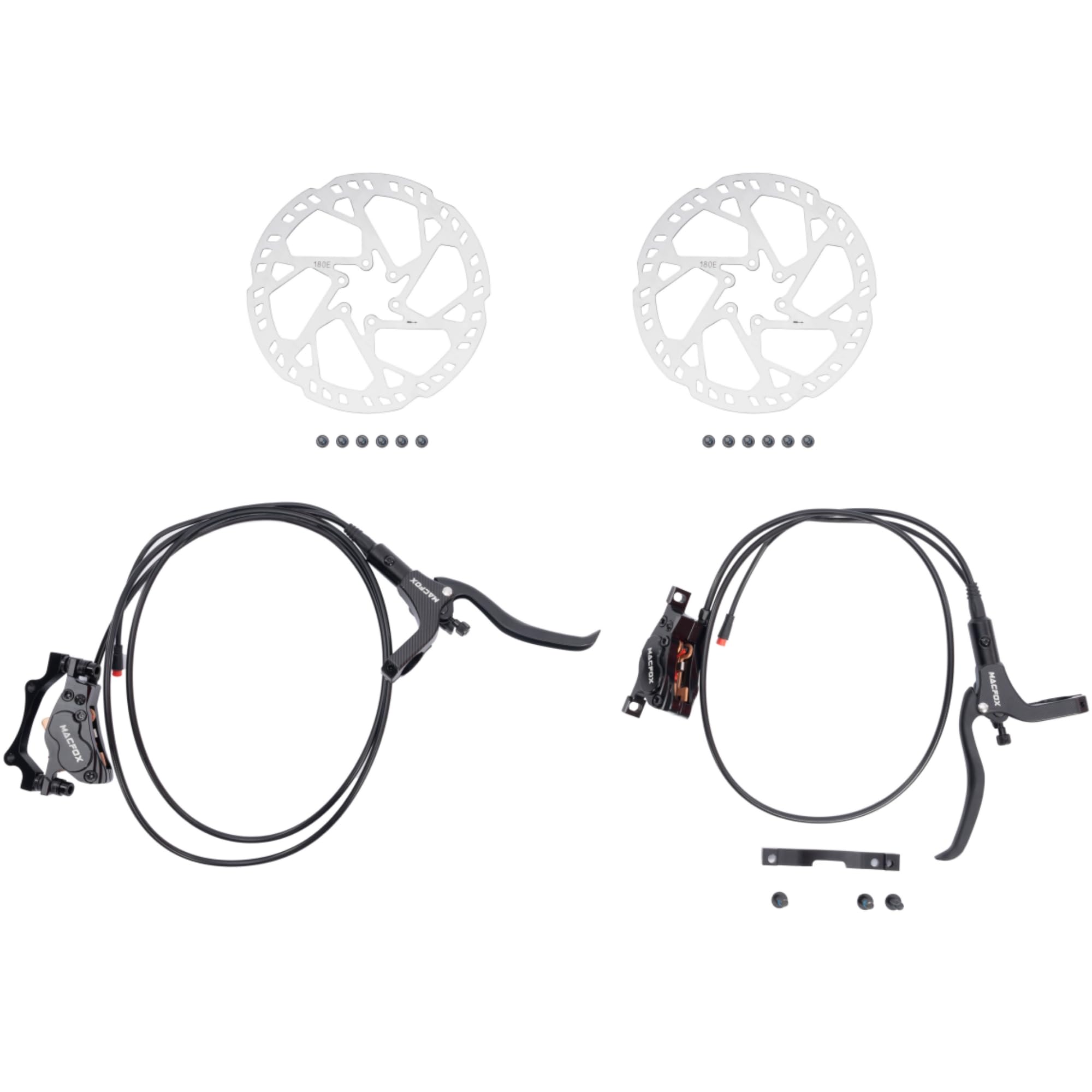 MACFOX E-Bike X1S Hydraulic Disc Brake Replacement Set (Only for X1S)