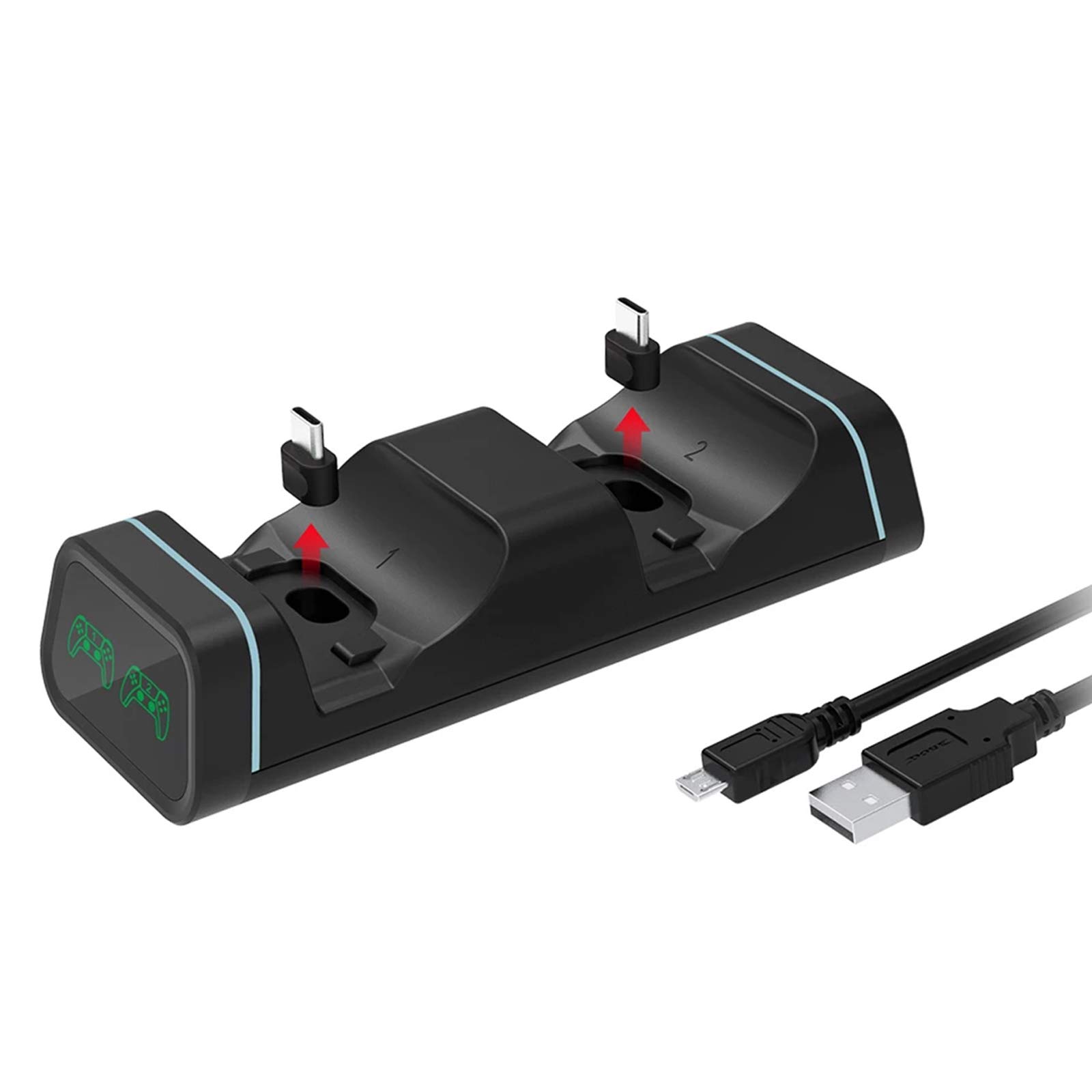 DONGBALA Charging Dock Station, Replacement PS5 Controller, USB Fast Charge Docking Station Accessories.