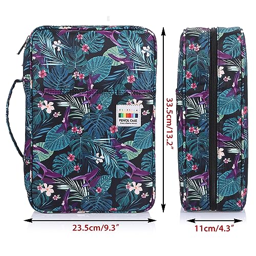 SUMTree 300 Slots Trousse à Crayons de Couleur, Feuilles de Bambou – vue 7
