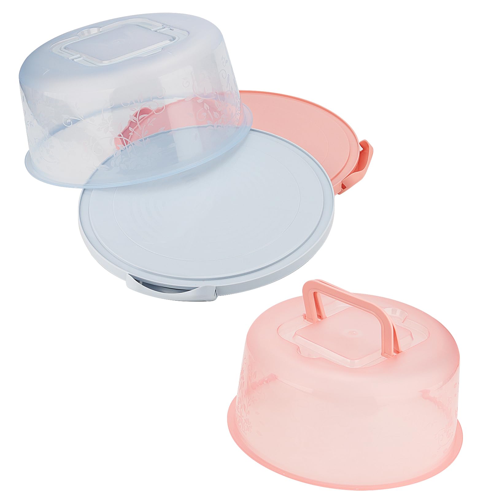 Boîte à Gâteau Transparente Avec Couvercle Verrouillable - Transport Sûr, Anti-poussière, Polyvalente