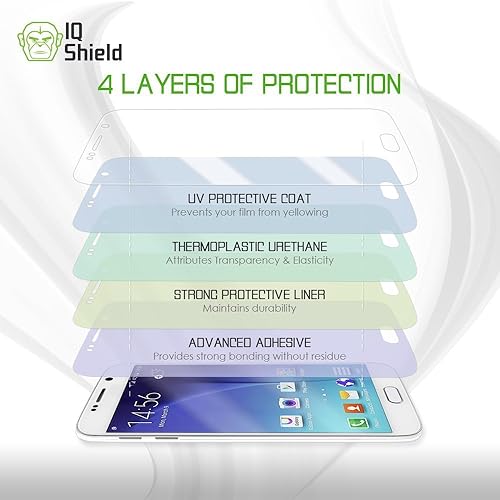 Miniatura 10 de IQShield Paquete de 2 protectores de pantalla para Samsung Galaxy S22 Plus/S22+Plus 5G, fácil instalación, desbloqueo de huellas dactilares