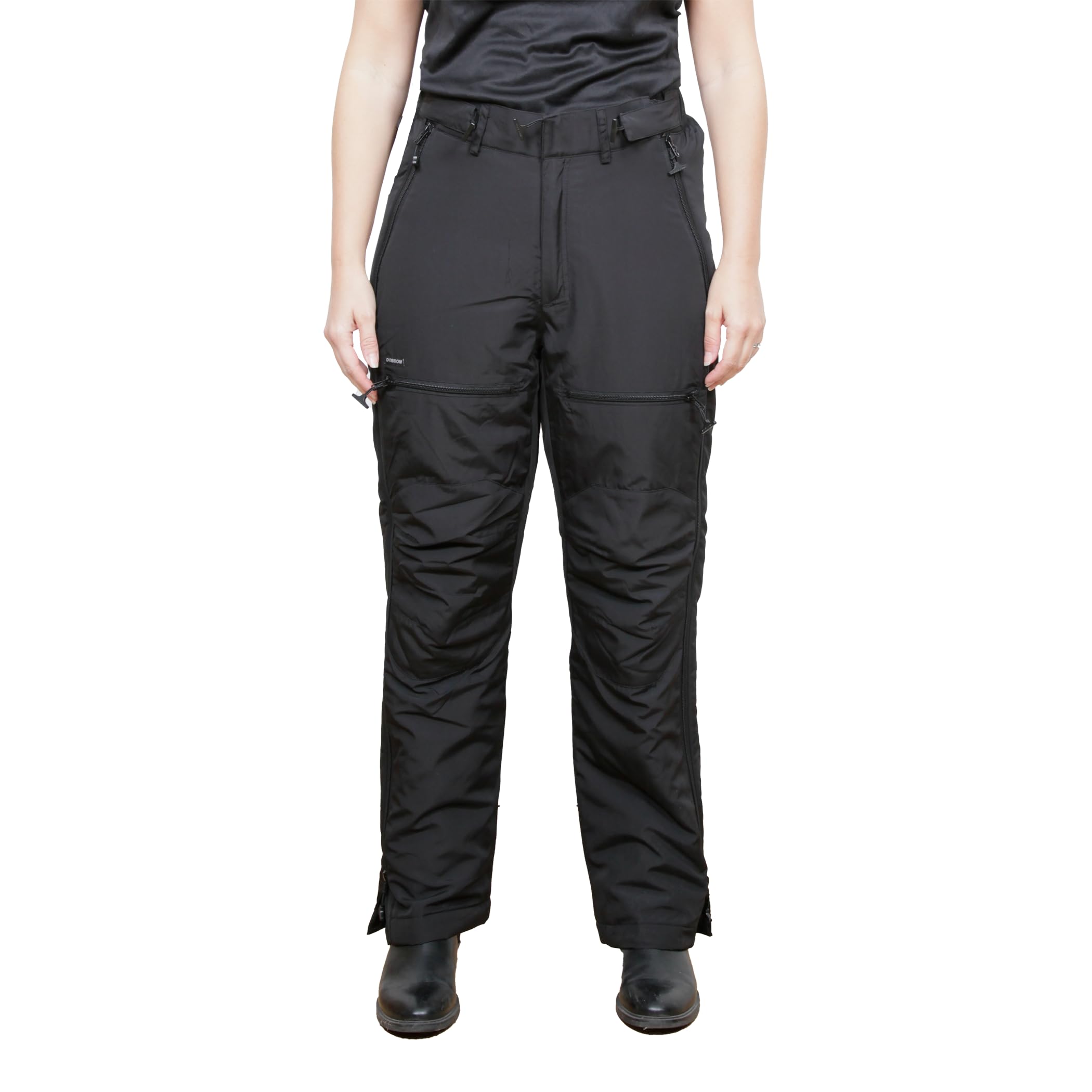 Dobsom Lily Reha Hose Damen – Gefütterte Winterhose, warm & bequem, mit durchgehenden seitlichen Reißverschlüssen & erhöhter Rücken