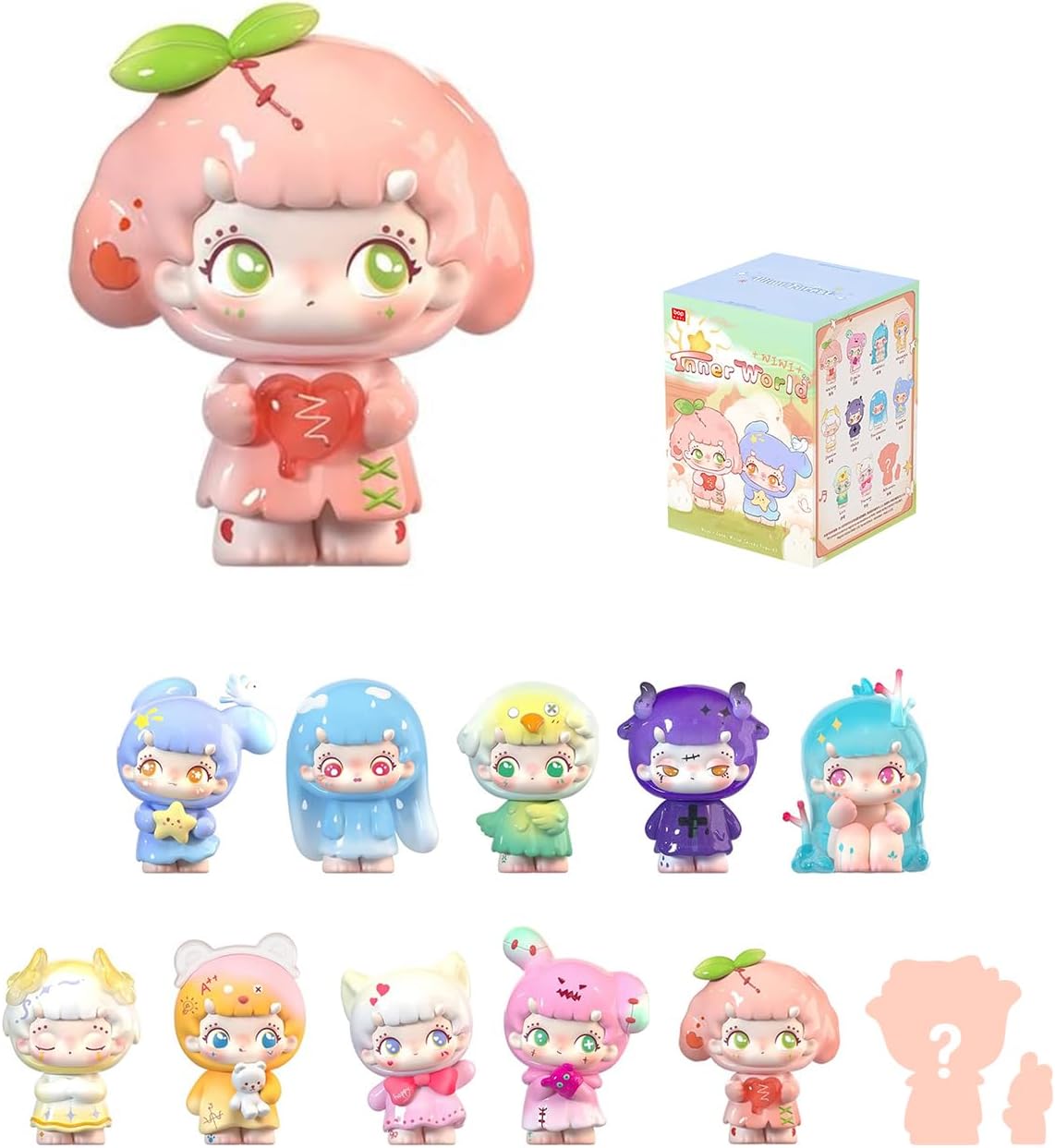 WIWI Inner World Series Blind Box Figures, Random Design Action Figures Collectible Toys for Birthday Gift, Home Decorations, Single Box