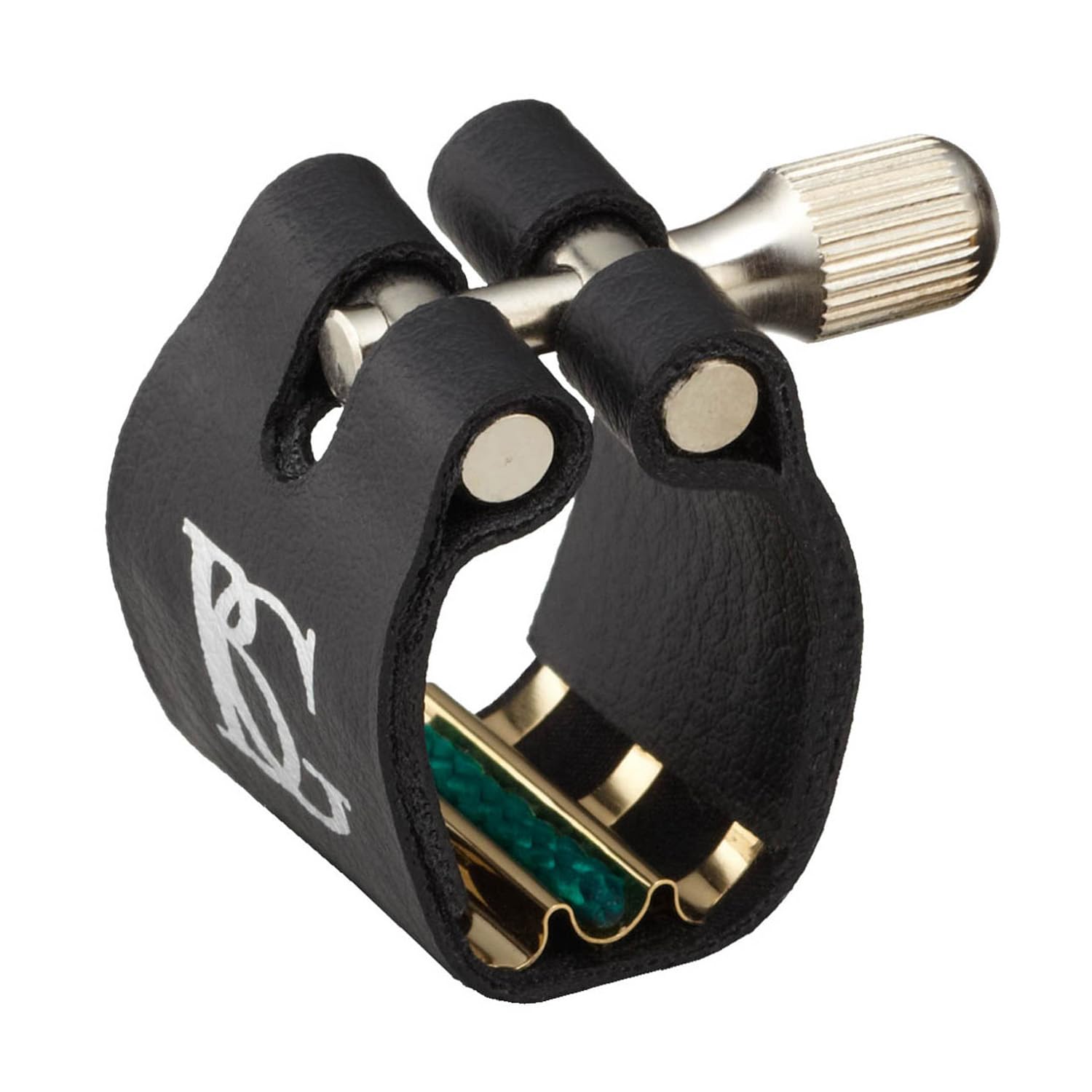 BG Super Revelation Eb Clarinet Ligature and Cap - Leather Style