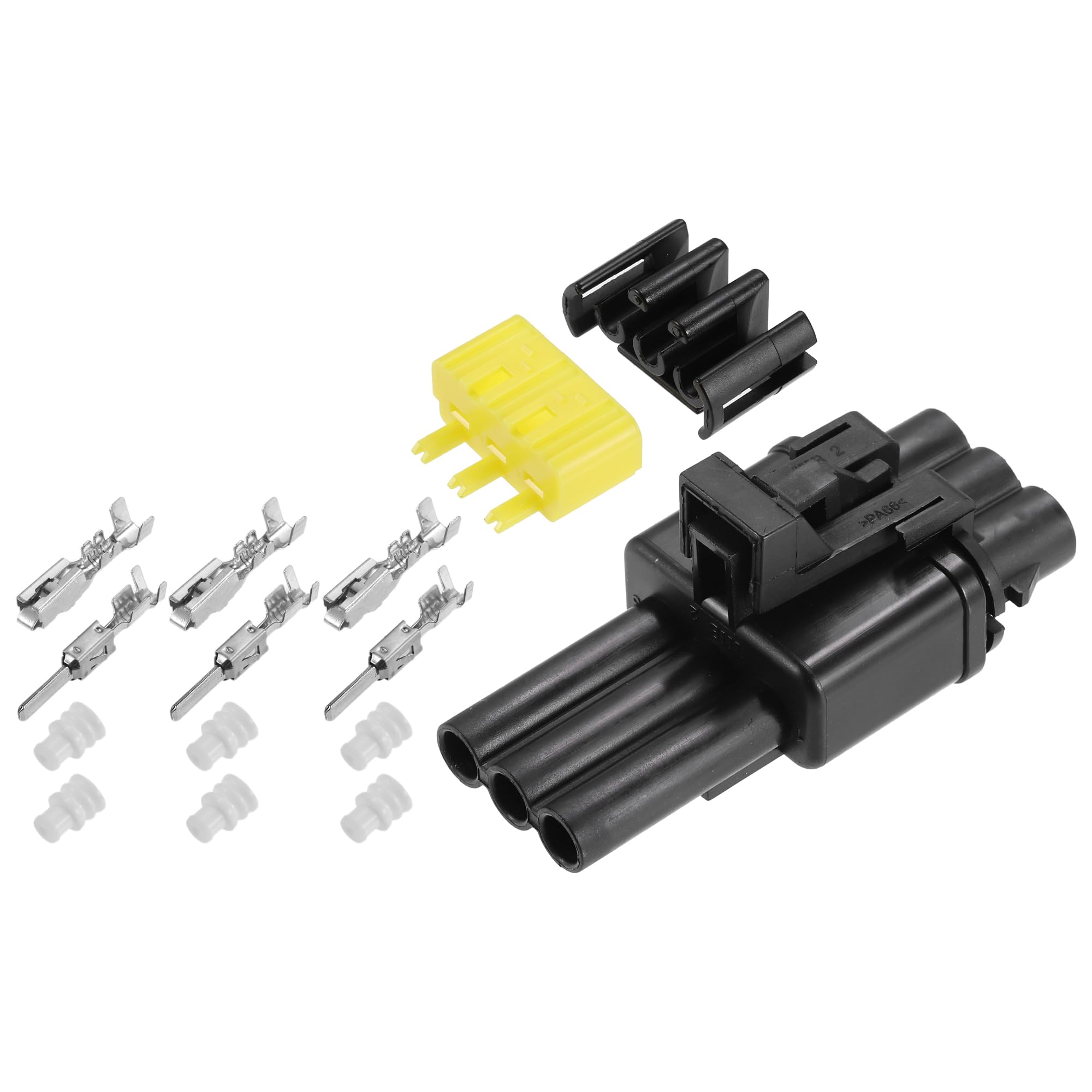 X AUTOHAUX 6 Kit 8 Pin Way 6 Pcs Connector 96 Pcs Male And