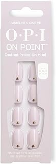 OPI On Point Press On Nails | Square, Squoval, & Almond Shape Nail Art | Short to Long Length | 24 Count With Nail Glue | Instant Press-On Mani | OPI'm Dreaming Collection