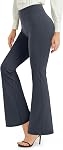 Promover Yoga Pants Womens High Waisted Flare Leggings for Women Bootcut Dress Wide Leg Pants