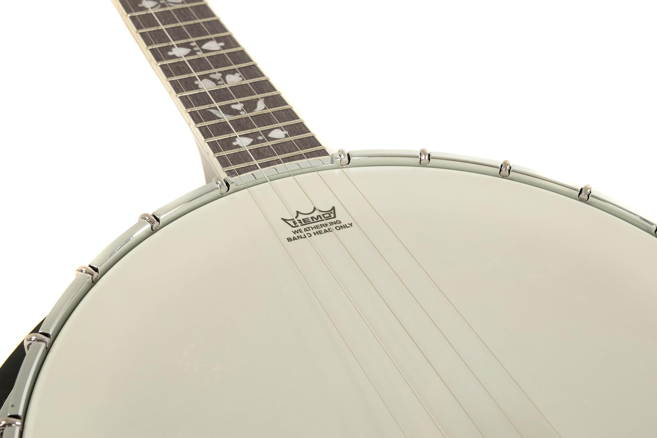 GEWA Banjo Premium 5 corde con custodia e pelliccia REMO