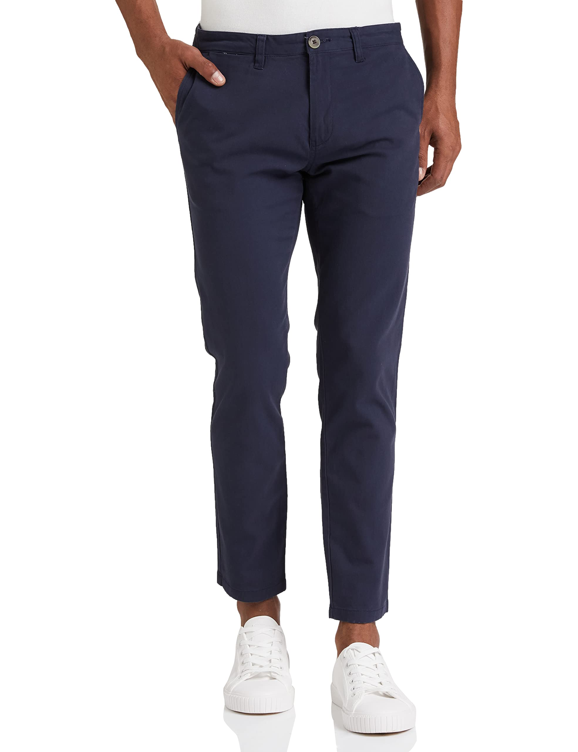amazon brand - symbol Men's Slim Fit Mid Rise Trouser-picture-34