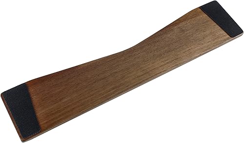 Miniatura 4 de Reposamuñecas ergonómico de madera maciza nogal para Keychron Q10