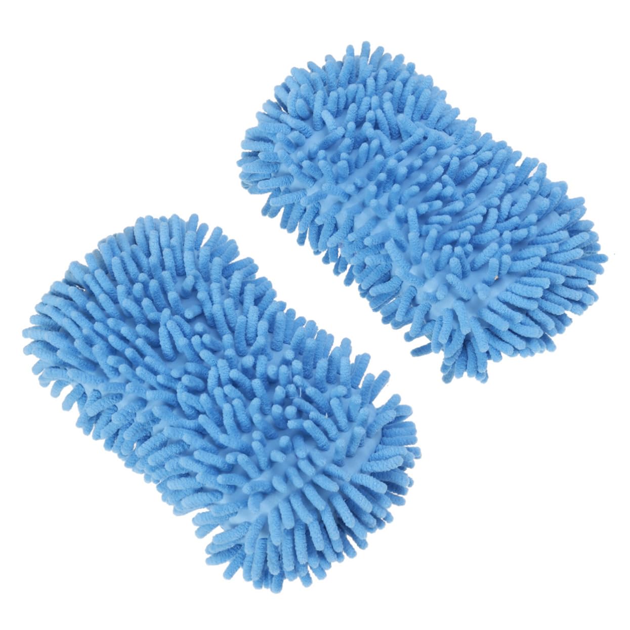 GLEAVI 6piezas Guantes De Microfibra para Lavado De Autos De Suaves y Absorbentes Limpieza para Vehículos Motos y Color Azul